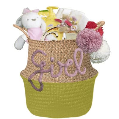 Gevulde kraampakket meisje Sweet geel