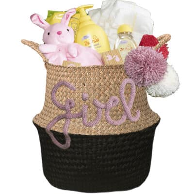 Kraamcadeau voor een meisje Simpel zwart