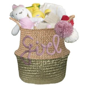 Kraammand voor een meisje Lief goud 5 Kraammand voor een meisje Lief goud