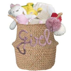 Kraammand voor een meisje Lief naturel 5 Kraammand voor een meisje Lief naturel