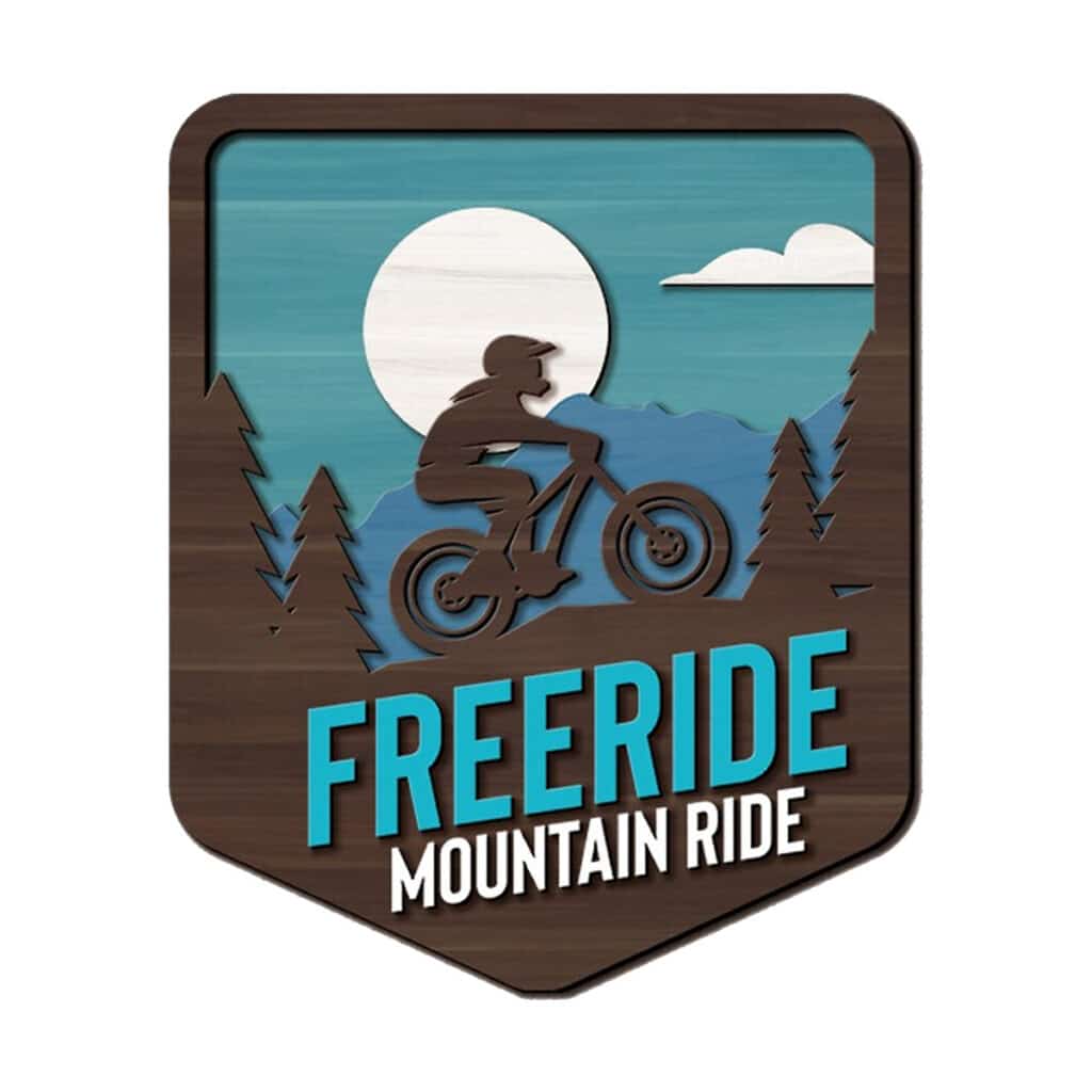 MTB freeride met gratis naam