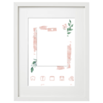 Geboorte print in fotolijst meisje - Imagen 4