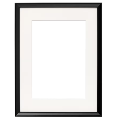 zwarten lijst ribbel groot 1