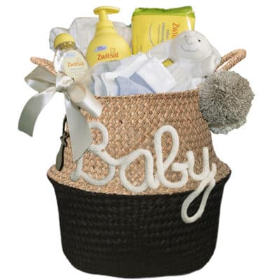 Gevulde kraam mand neutraal Unisex zwart