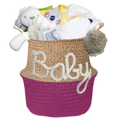 Gevulde kraammand neutraal Wish fusia