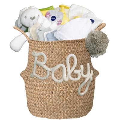 Gevulde kraammand neutraal Wish naturel