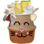 Konijntje mand geschenk basic neutraal met naam - Imagen 3