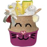 Konijntje mand geschenk basic neutraal met naam - Imagen 4