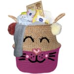 Konijntje mand geschenk cute jongen met naam - Imagen 4