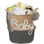 Kraam cadeau mand dream neutraal met naam – Image 2