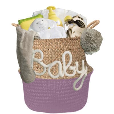 Kraamcadeau neutraal Dream met naam roze