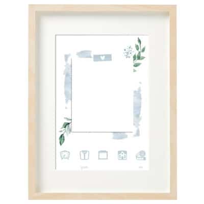 Lijst met foto met geboorte stats hout strak2.png