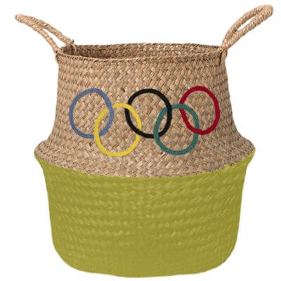 Olympische spelen mand geel