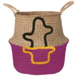 Plant in een mand cactus large