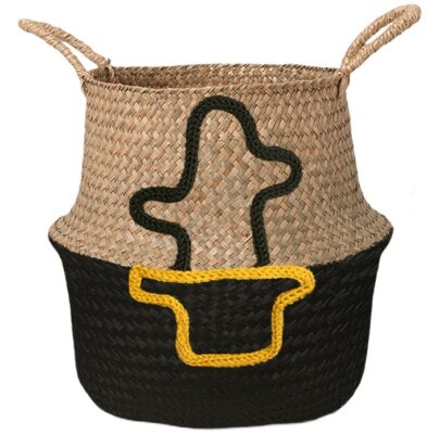 Plant in een mand cactus small