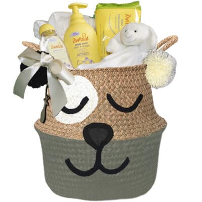 Ursidae geboortemand newborn basic olijf groen