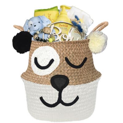 Ursidae geboortemand newborn play wit