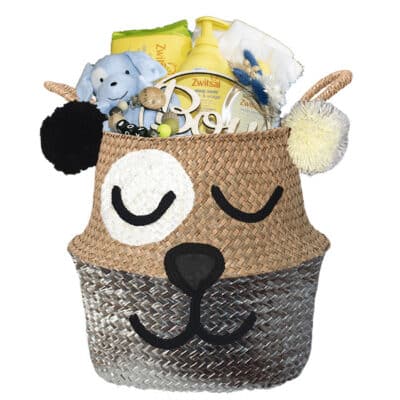 Ursidae geboortemand newborn play zilver