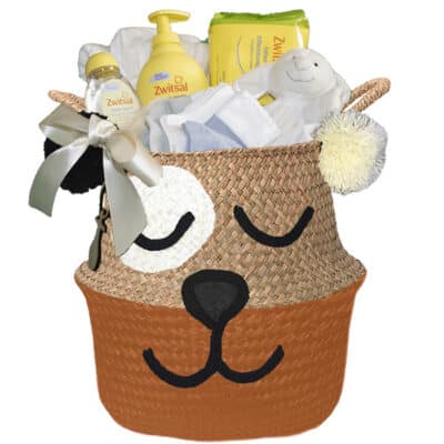 Ursidae geboortemand newborn unisex diep oranje