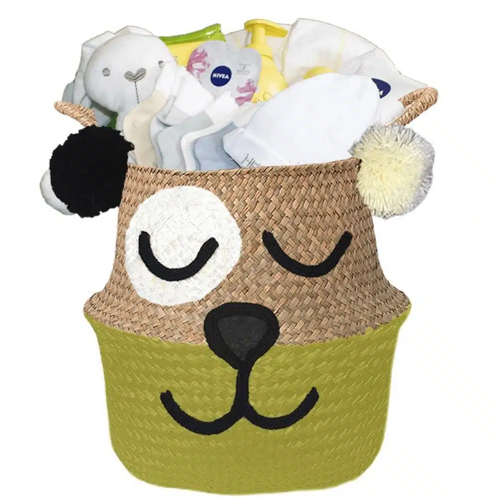 Ursidae geboortemand newborn wish geel