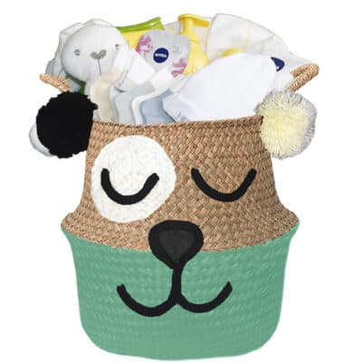 Ursidae geboortemand newborn wish zeegroen