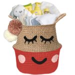 Verlegen kraam mand babygift neutraal met naam - Imagen 7