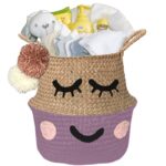 Verlegen kraam mand babygift neutraal met naam - Imagen 12