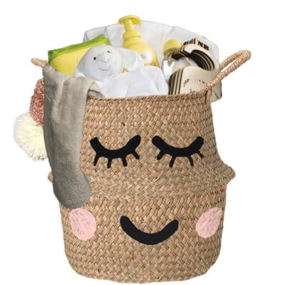 Verlegen kraam mand dream neutraal met naam naturel