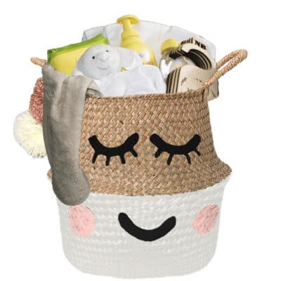 Verlegen kraam mand dream neutraal met naam wit