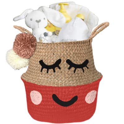 Verlegen kraam mand geliefd neutraal met naam lipstick rood