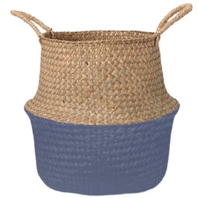 half gekleurde mand provence blauw