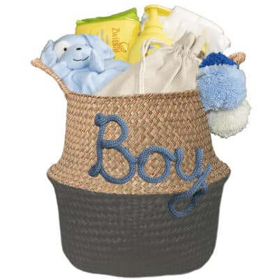 kraammand geliefd cadeau met naam antraciet