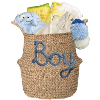 kraammand geliefd cadeau met naam naturel