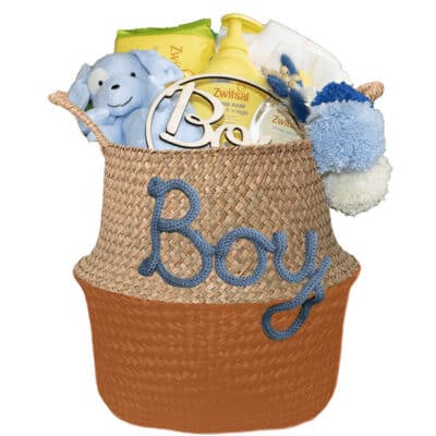 kraammand great cadeau met naam diep grijs