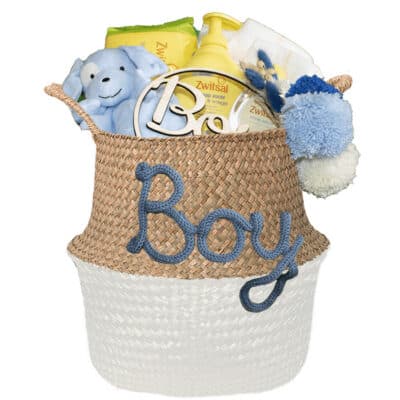 kraammand great cadeau met naam wit