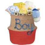 Kraam cadeau mand stoer jongen met naam - Imagen 7