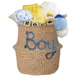 Kraam cadeau mand stoer jongen met naam - Imagen 9