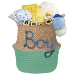 Kraam cadeau mand stoer jongen met naam - Imagen 13