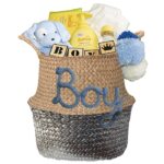 Kraam cadeau mand stoer jongen met naam - Imagen 14