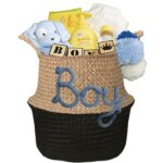 Kraam cadeau mand stoer jongen met naam - Imagen 15