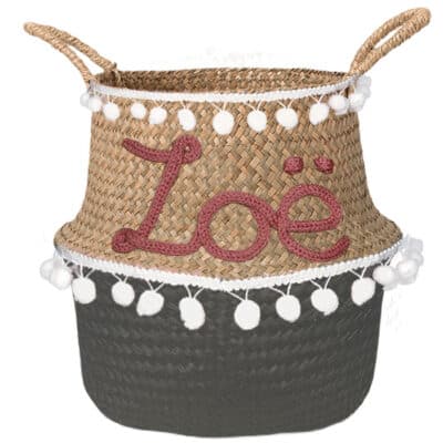 pompon naammand antraciet