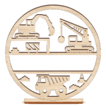 Naamcirkel in hout werkplaats - Imagen 2