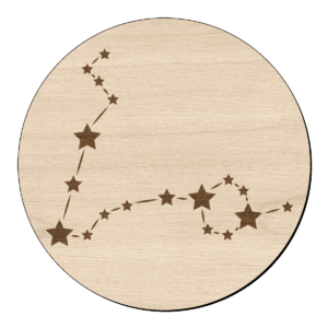 Astronomie Vissen met naam op hout 1 Astronomie Vissen met naam op hout