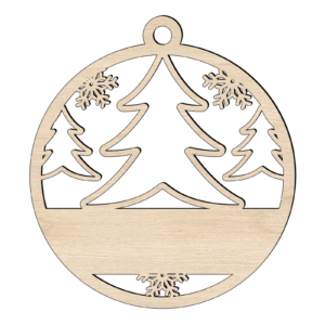 Kerstboom bal met Naam voorbeeld