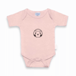 Romper met naam Uni Line Blush penguin