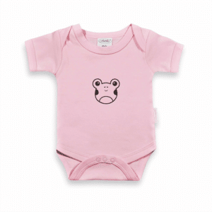 Romper met naam Uni Line roze funny