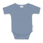 Romper met naam Uni Line grijs blauw