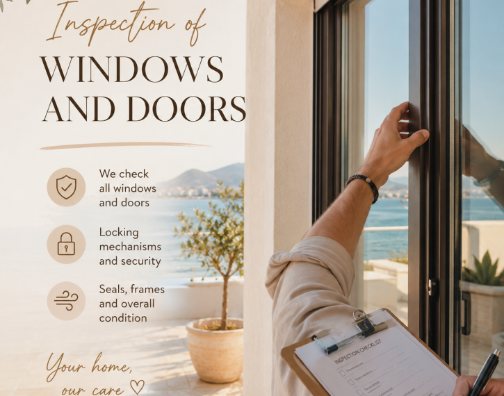 Inspection of windows and doors